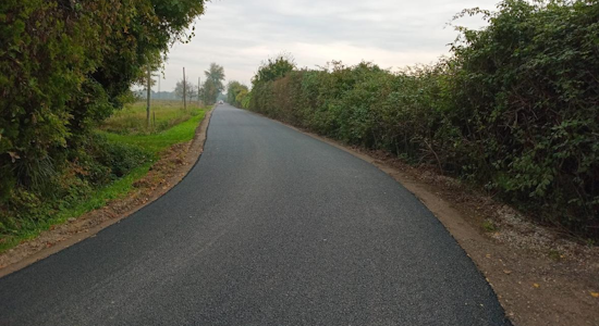 Completati i lavori di asfaltatura di via delle Canne Viole (Lison)