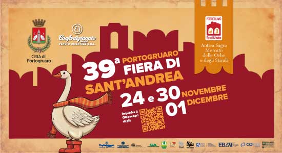 39^ Fiera di Sant'Andrea: 24, 30 novembre e 01 dicembre 2024