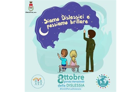 Dislessia - Il Municipio si illumina di turchese - 8 ottobre