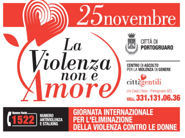 Giornata Internazionale per l’eliminazione della violenza contro le donne