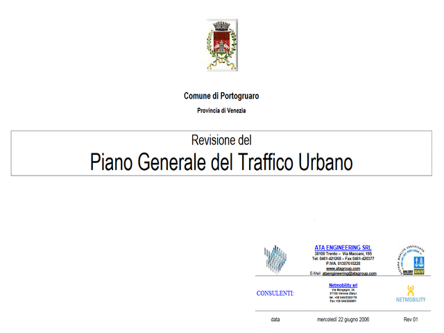 Incontro Pubblico di presentazione: Piano Urbano del Traffico