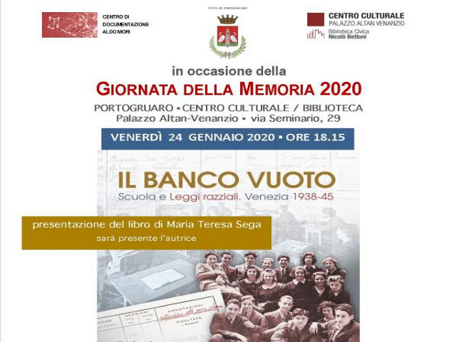 Presentazione del libro "Il banco vuoto"