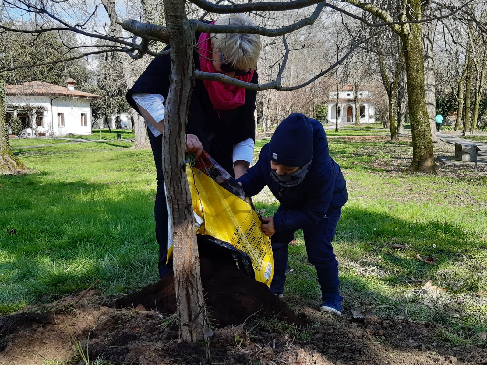Spazio a una nuova quercia nel Parco della Pace