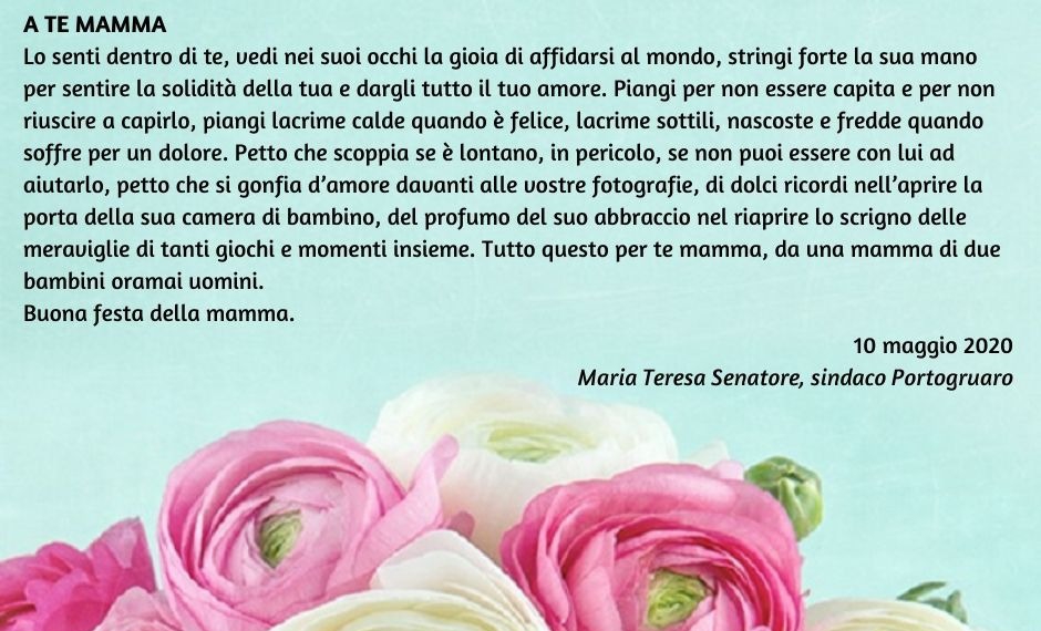 Festa della mamma... "A te mamma"