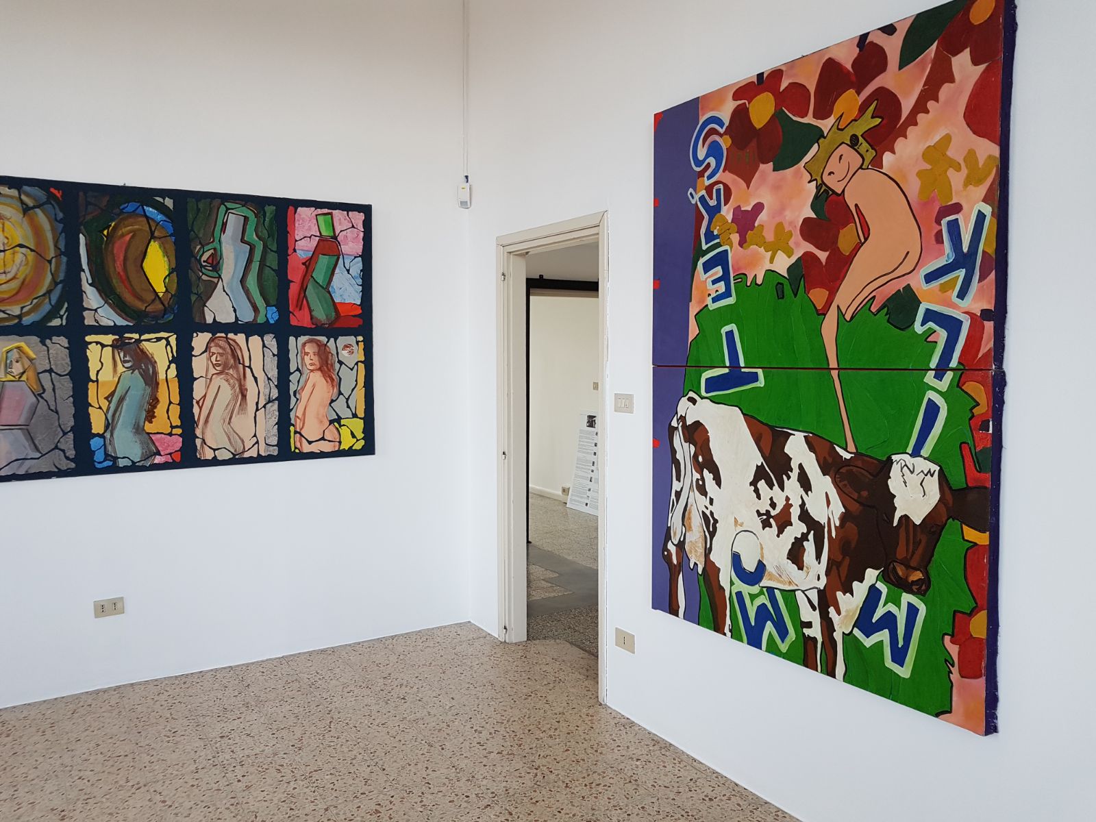 Uno spazio espositivo a Lugugnana