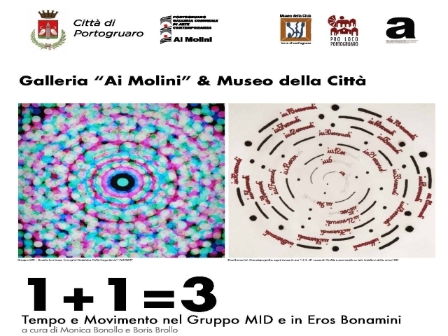 Mostra nella Galleria d'Arte "Ai Molini": 1+1 = 3
