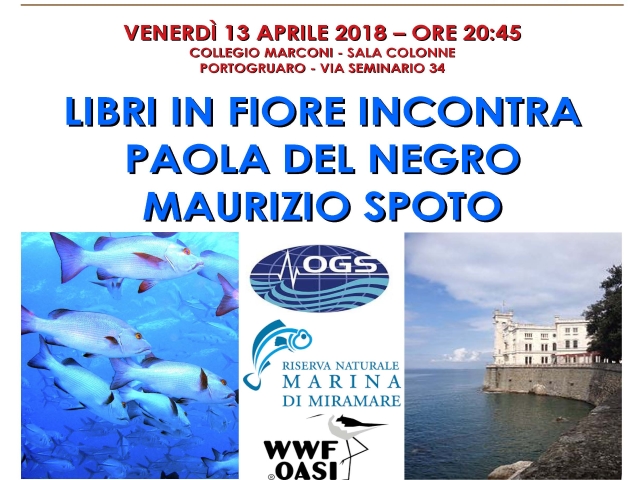 Libri in fiore - gli incontri del 13 e 14 aprile 2018