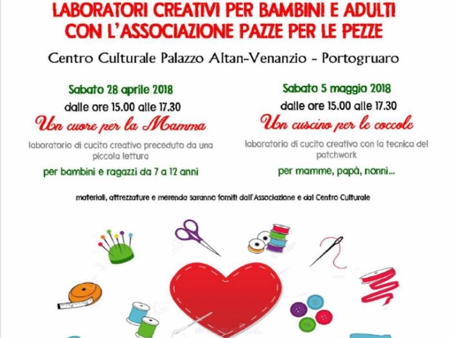 Laboratori creativi per bambini e adulti