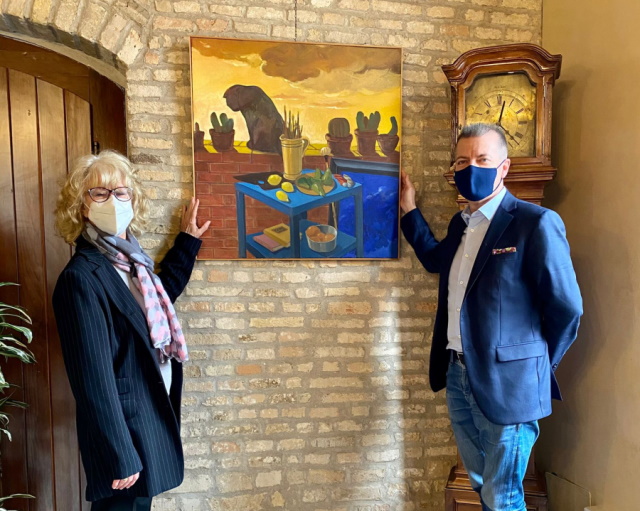 Donata alla città un'opera dell'artista Marcello Colusso