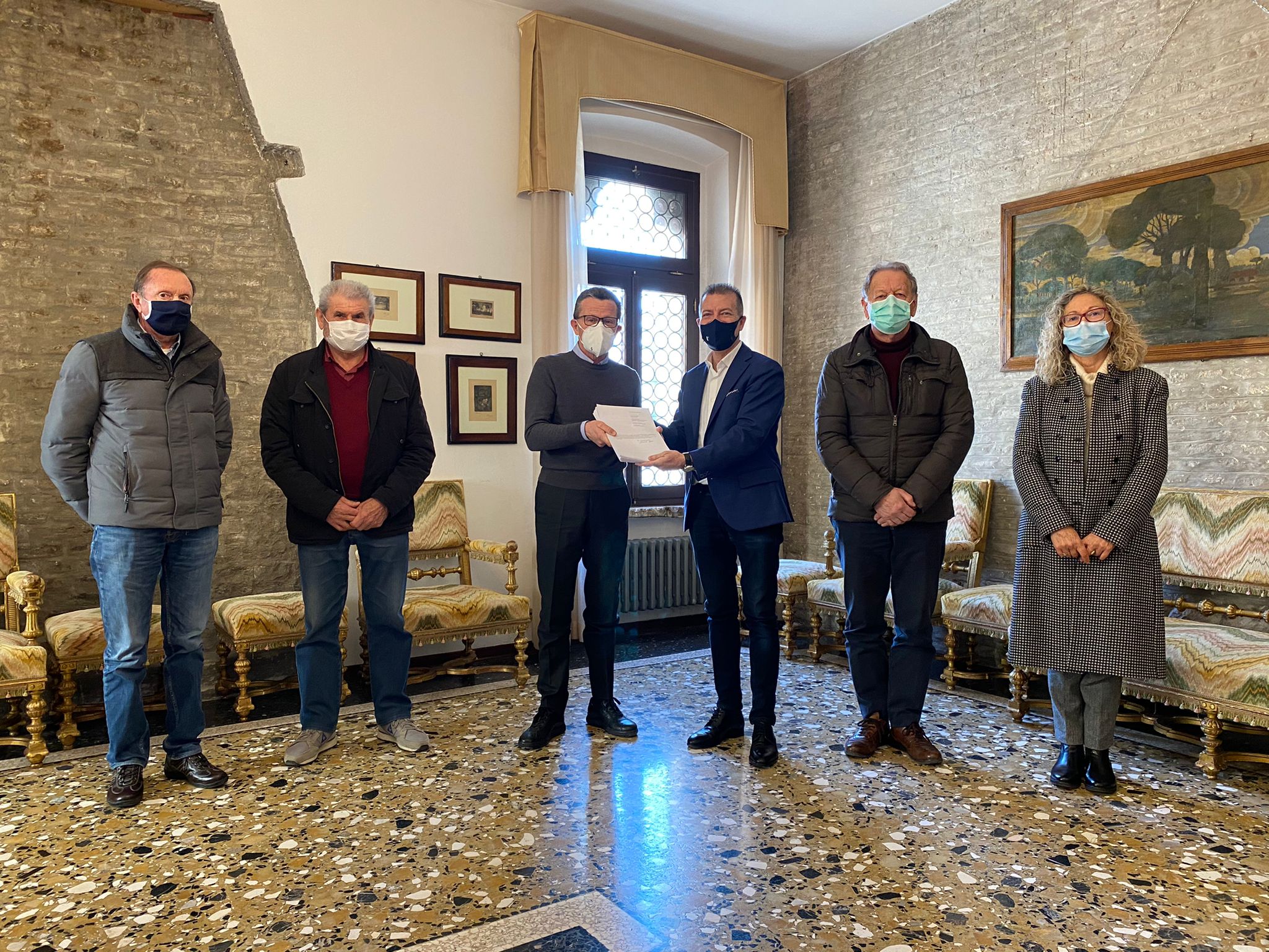 Il Sindaco riceve il Com.Promotore per l'Hospice di Portogruaro